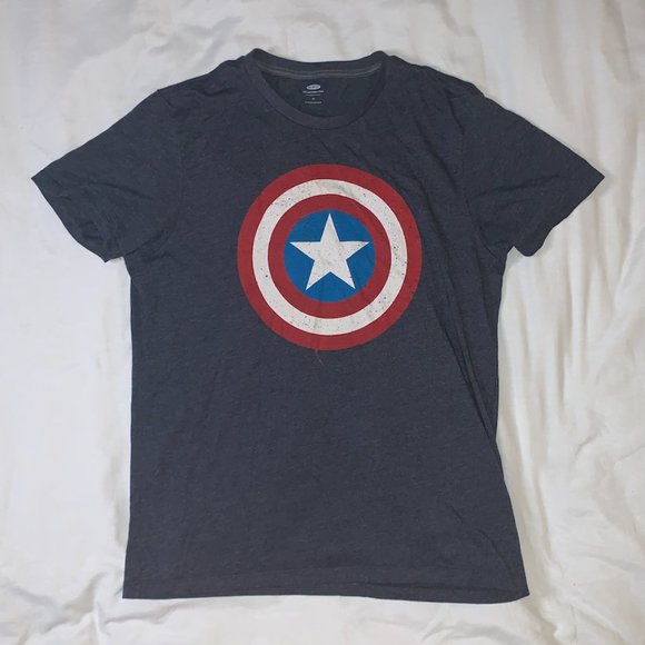Gender Neutral Captain America Graphic Tee - Picture 1 of 1